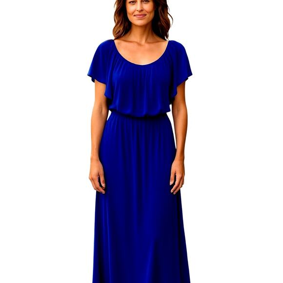 Re Va Va Medium M Blue Women's Jumpsuit Romper Pantsuit Miss Size 8 10 - Picture 1 of 7